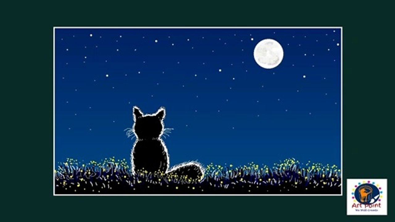 How to Draw - in computer| Microsoft paint tutorial | ms paint | scenery drawing 032 - Art Point