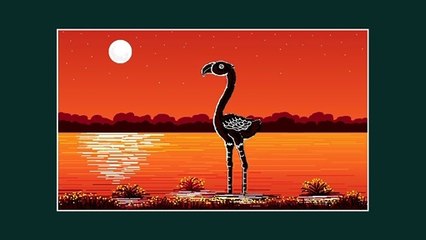 How to Draw - in computer| Microsoft paint tutorial | ms paint | scenery drawing 033 - Art Point