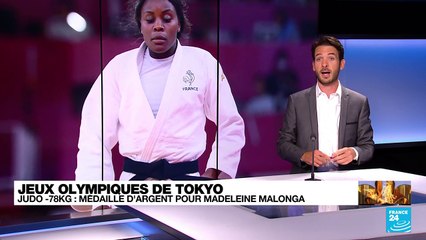 JO de Tokyo : une médaille d'argent pour la judokate Madeleine Malonga