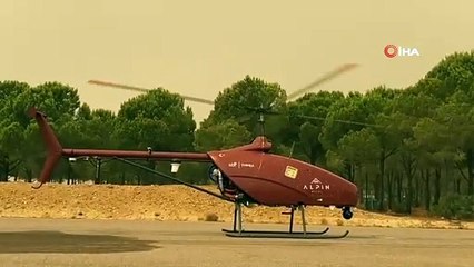Manavgat yangını insansız helikopter ile gözlenecek