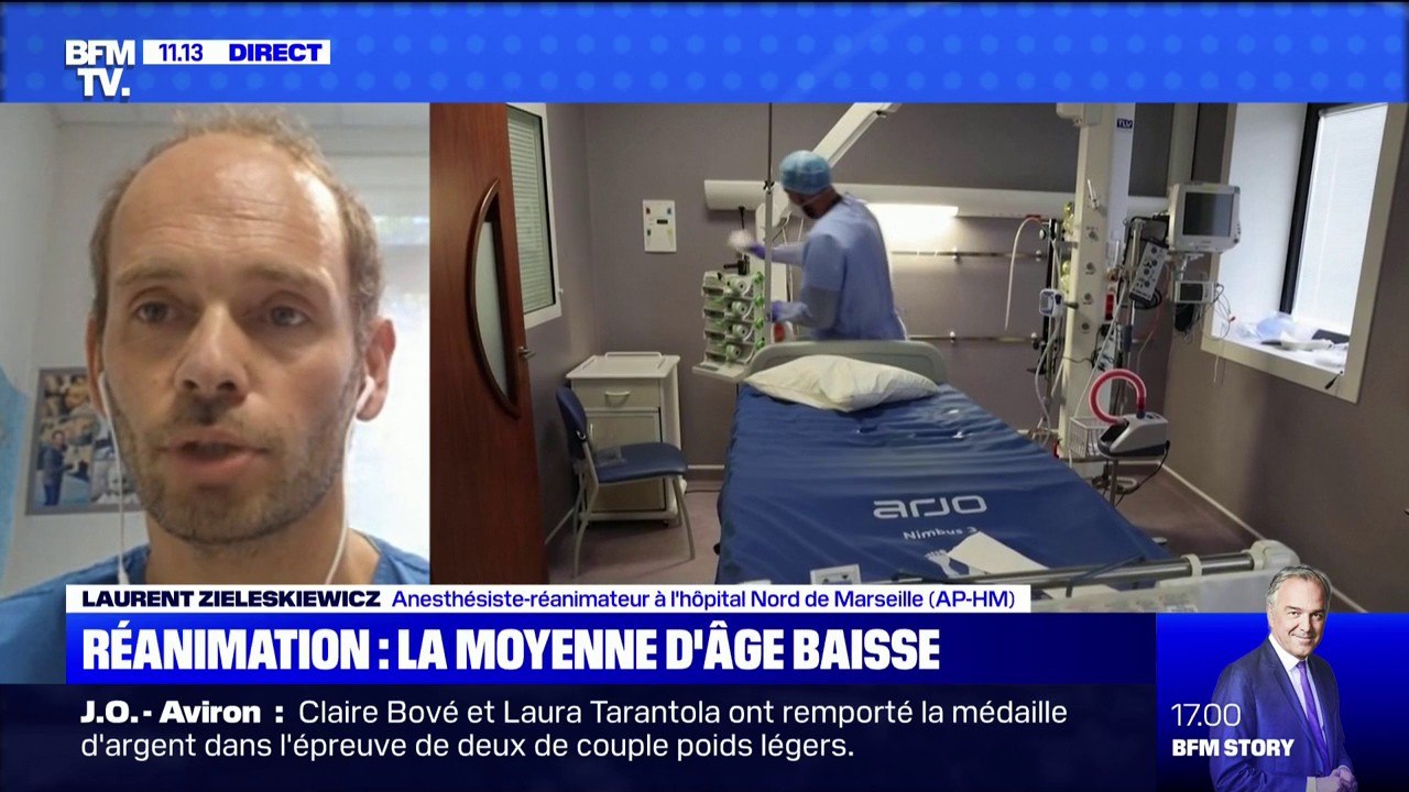 "50% des malades en réanimation ont moins de 65 ans", prévient un anesthésiste-réanimateur de Marseille