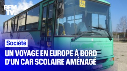 Une famille mayennaise s'apprête à partir pour un tour de l'Europe en trois mois à bord d'un car scolaire aménagé
