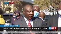Ramaphosa speaks on vaccines and third wave