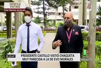 José Valdivia sobre vestimenta de Castillo: "Debió ser más peruanista y marcar la pauta nacionalista"