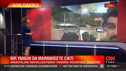 SON DAKİKA: Marmaris'te orman yangını