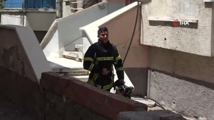 Para vermeyen eşine kızdı, evi küle döndürdü