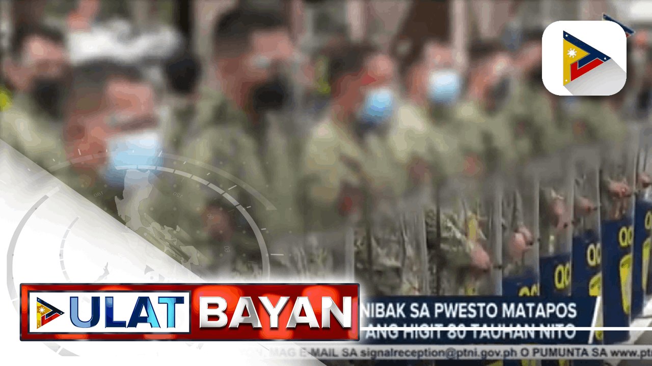 Hepe ng QCPD station 3, sinibak sa pwesto matapos magpositibo sa swab test ang higit 80 tauhan nito; Karamihan sa mga pulis na nagpositibo sa COVID-19, pinag-duty kahit 'di pa lumalabas ang resulta ng swab test