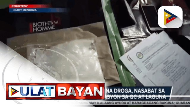 P6.8-M halaga ng iligal na droga, nasabat sa magkahiwalay na operasyon sa QC at Laguna