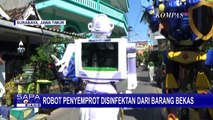 Keren! Gunakan Barang Bekas, Ini Potret Robot Penyemprot Disinfektan Karya Anak Bangsa