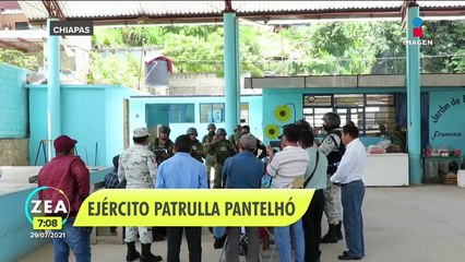 Tras los hechos violentos, Pantelhó llega a un acuerdo con la Guardia Nacional