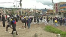 Las protestas en Bogotá desembocan en enfrentamientos con la policía