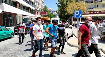 Hırsızlık şüphelisi 12 kişi adliyeye sevk edildi