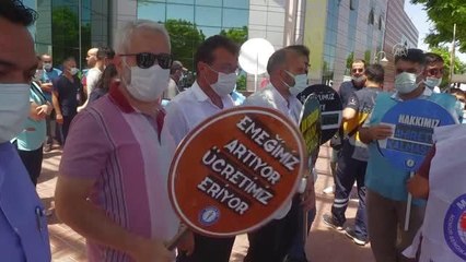 AFYONKARAHİSAR - Sağlık-Sen üyeleri "6. Dönem Toplu Sözleşme Görüşmeleri" öncesi taleplerini açıkladı
