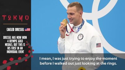 'People would kill to be in my situation' - Dressel after winning 100m gold