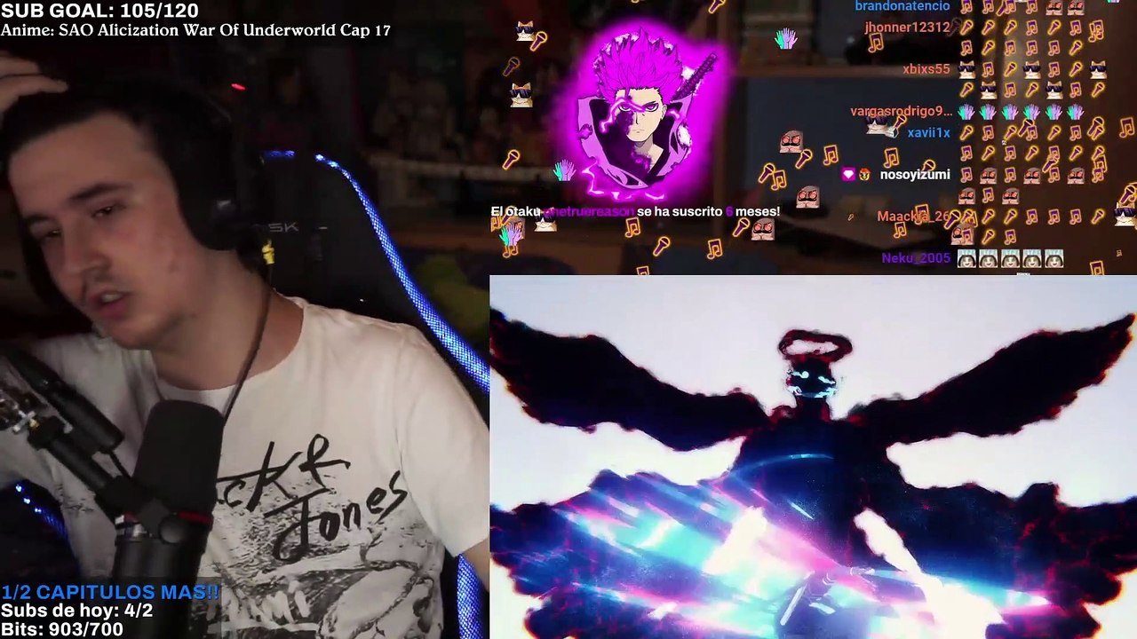 EIJI APARECEEE!!! SAO ALICIZATION WAR OF UNDERWORLD CAP 17