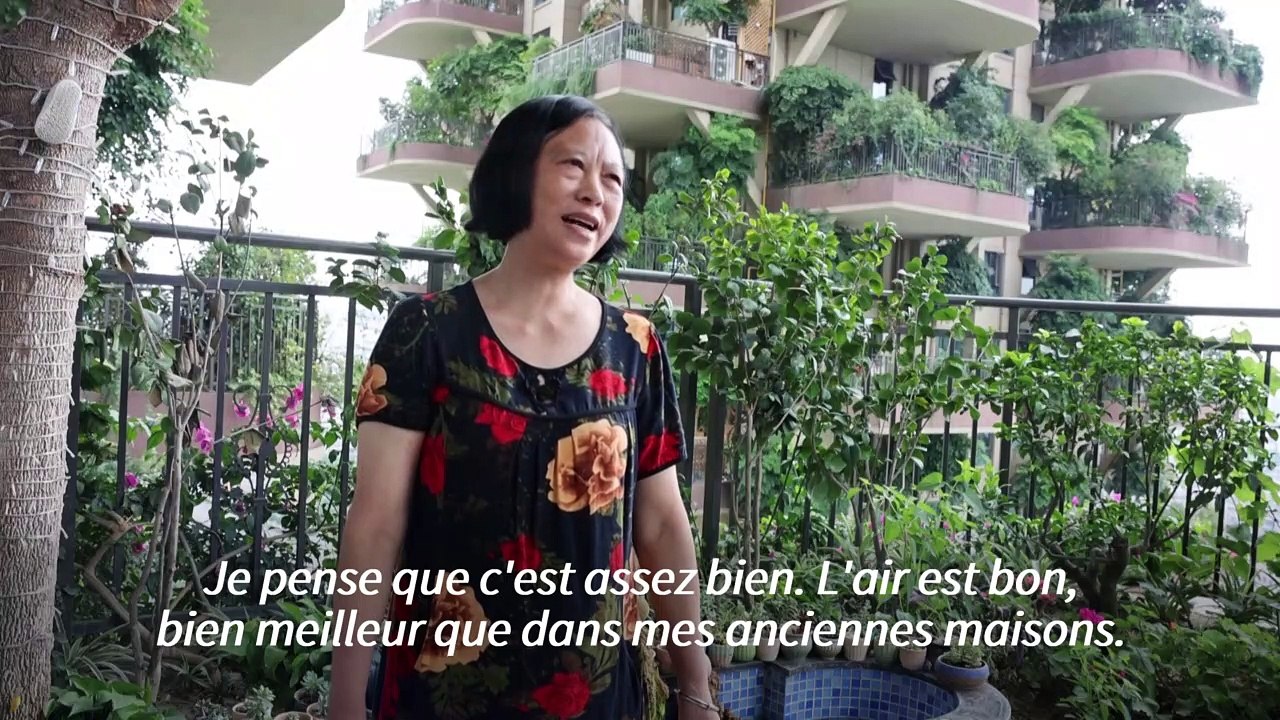 En Chine, une résidence disparaît sous sa "forêt verticale"