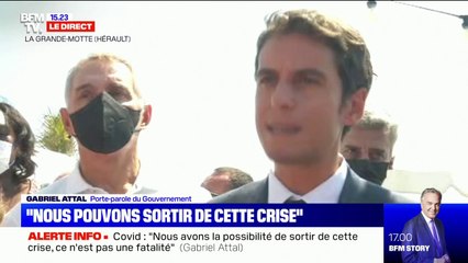 Gabriel Attal: "Nous avons la possibilité de sortir de cette crise, la quatrième vague n'est pas une fatalité"