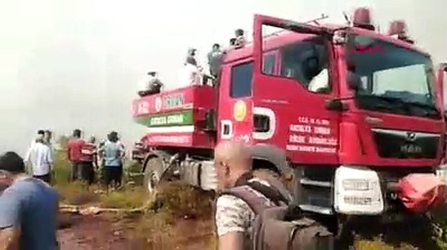 Manavgat yangının dumanları Alanya'dan görüldü