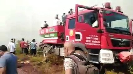 Manavgat yangının dumanları Alanya'dan görüldü