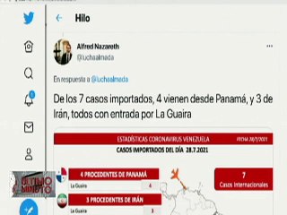 COVID-19 |  Venezuela registró 1.002 casos comunitarios, 7 importados y 286.795 personas recuperadas