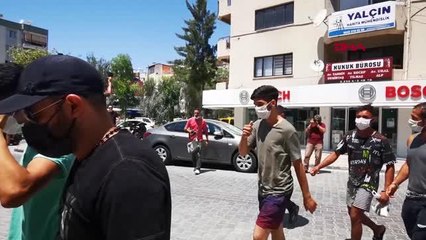 KUŞADASI'NDA HIRSIZLIK ŞÜPHELİSİ 12 KİŞİ ADLİYEYE SEVK EDİLDİ