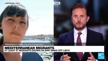 At least 57 migrants die in shipwreck off Libyan coast