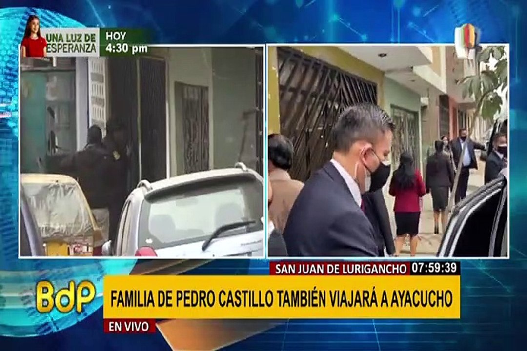 SJL: Padres de Pedro Castillo viajarán para juramentación en la Pampa de la Quinua