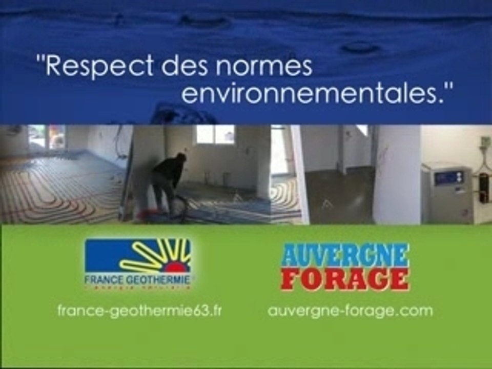 Auvergne Forage - Forage géothermie et puits
