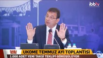 UKOME toplantısında İmamoğlu ile bakanlık temsilcisi arasında taksi tartışması