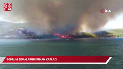 Bodrum semalarını duman kapladı
