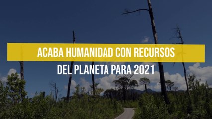 Acaba humanidad con recursos del planeta para 2021