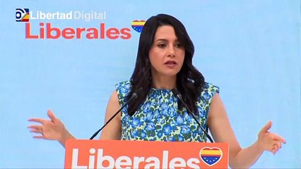 Arrimadas carga contra Sánchez porque "se arrodilla ante el separatismo"