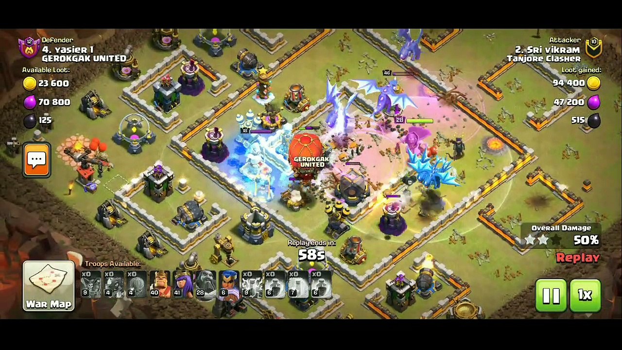 CLOSE 15 VS 15 CLAN WAR WIN