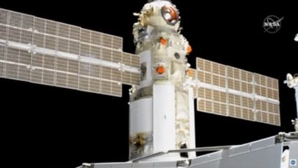 El módulo Naúka llega a la EEI con 14 años de retraso y un viaje incierto