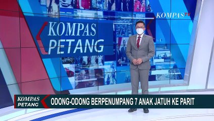 下载视频: Hilang Kendali, Odong-odong yang Ditumpangi Tujuh Anak Masuk Parit