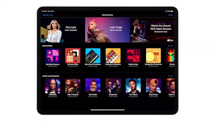 Présentation des nouveautés de GarageBand sur iOS et iPadOS
