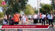 Alevler otelleri sardı denizde can pazarı yaşandı