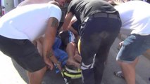 BALIKESİR - Ayvalık'ta boğulma tehlikesi geçiren kişi kurtarıldı