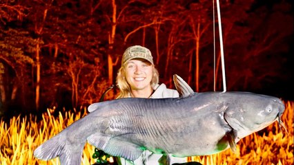 Chasing After Giant Blue Catfish in the Chesapeake Bay