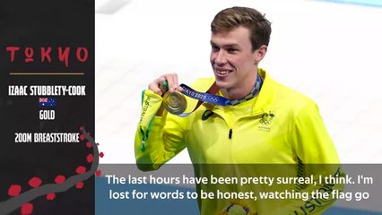 Stubblety-Cook 'over the moon' with 200m breaststroke gold