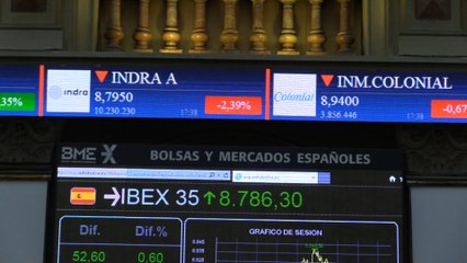 El Ibex 35 suma un 0,6 % y se acerca a los 8.800 puntos
