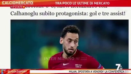 INTER-CROTONE 6-0 * INZAGHI: CALHANOGLU MEZZALA? "LO ABBIAMO PRESO PER QUESTO" ED ELOGIA SATRIANO.