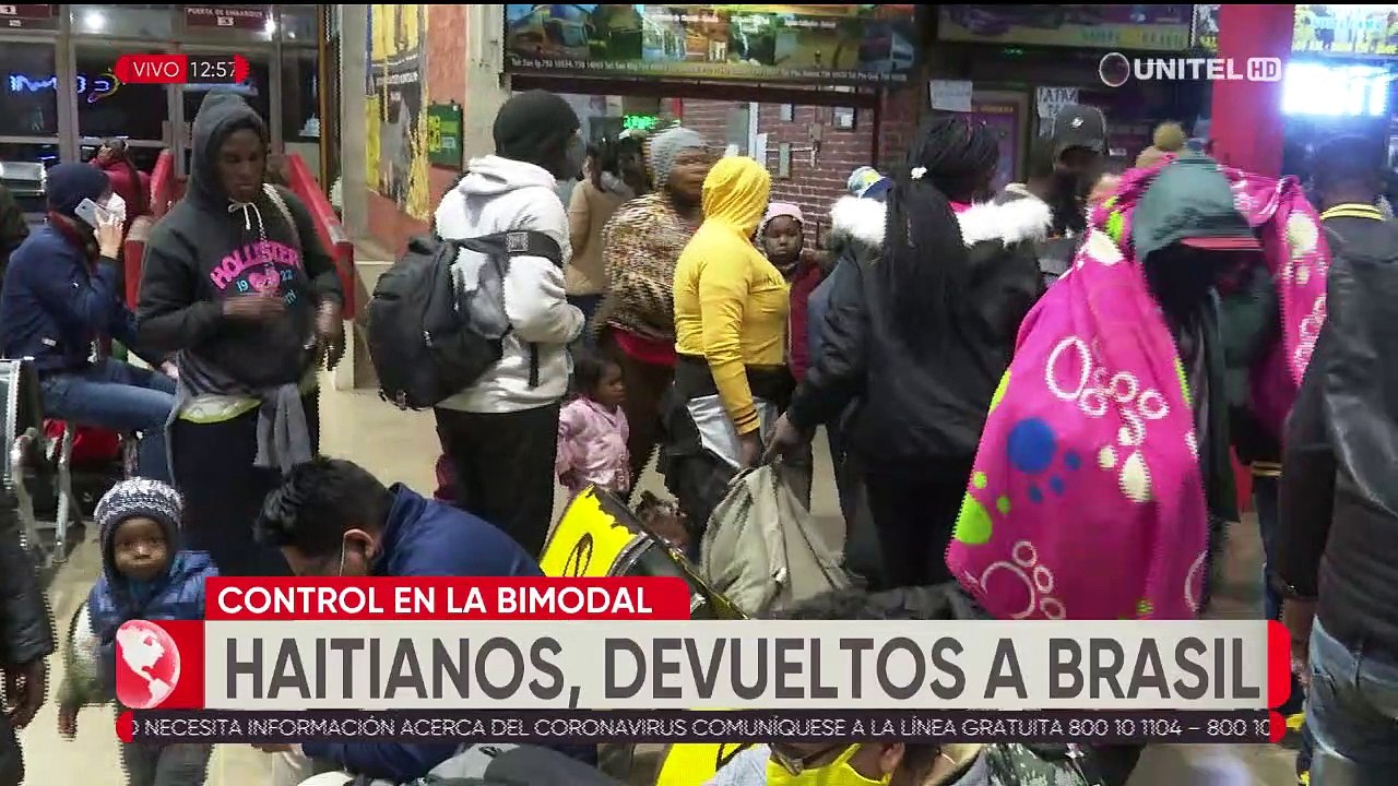 Haitianos fueron devueltos a la frontera con Brasil tras ser encontrados sin documentación