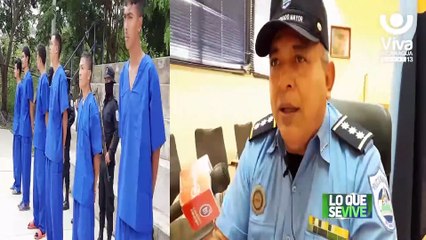 Policía Nacional captura a 8 delincuentes en Nueva Segovia