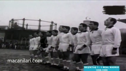 Beşiktaş 1-1 Real Madrid [HD] 27.11.1958 - 1958-1959 European Champion Clubs' Cup 1st Leg 2nd Leg