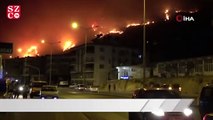 Aydıncık'taki yangın yerleşim yerlerini tehdit etmeye başladı