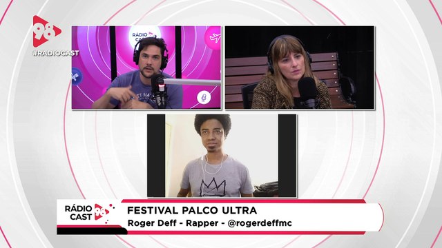 RádioCast 29/07/21 - Entrevista rapper Roger Deff e produtor Barral Lima | Festival Palco Ultra