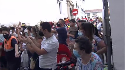 Euforia en Baza con la llegada del medallista olímpico David Valero