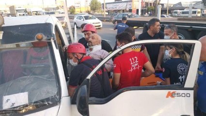 Son dakika haberleri... Trafik kazası: 2 yaralı