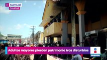 Disturbios en Pantelhó dejan sin hogar a pareja de abuelitos